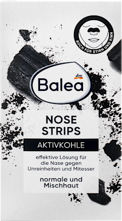 Aktivkohle-Nosestrips – Tiefenreinigung für porentiefe Haut (3 Stück)